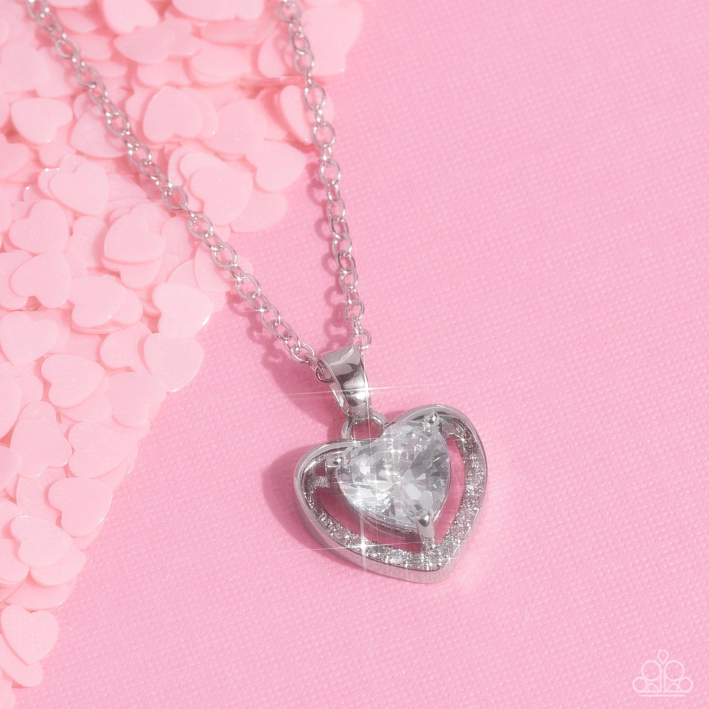 Effulgently Engaged White- Necklace