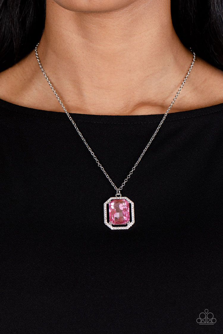 Galloping Gala Pink-Necklace