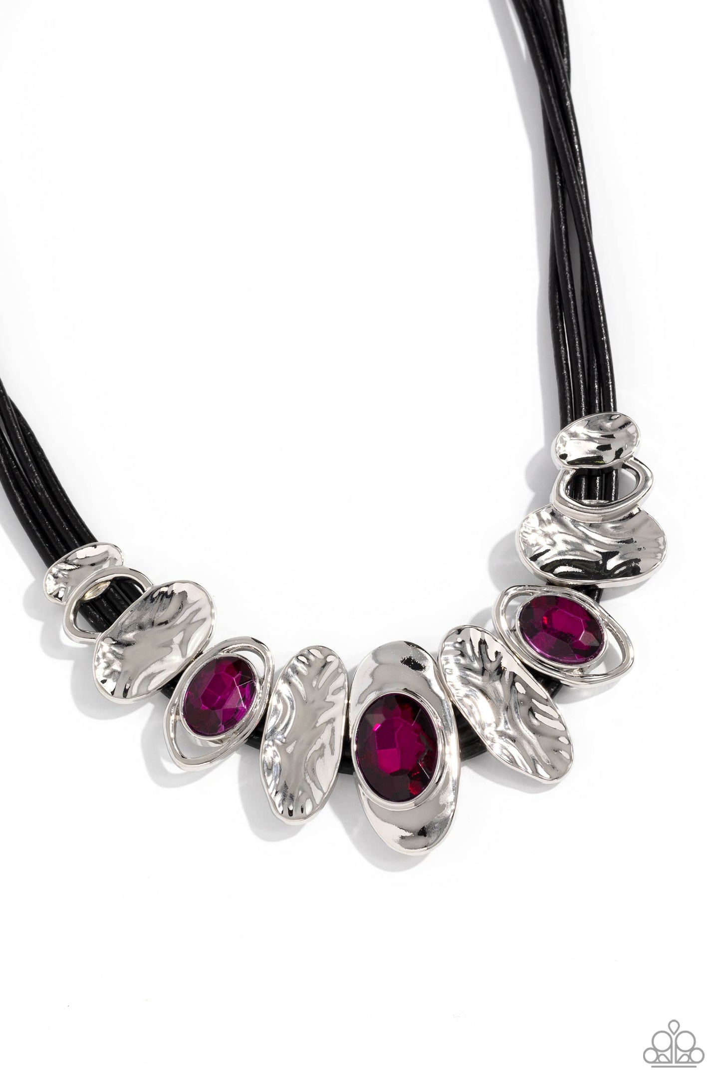 Sliding Splendor Pink-Necklace