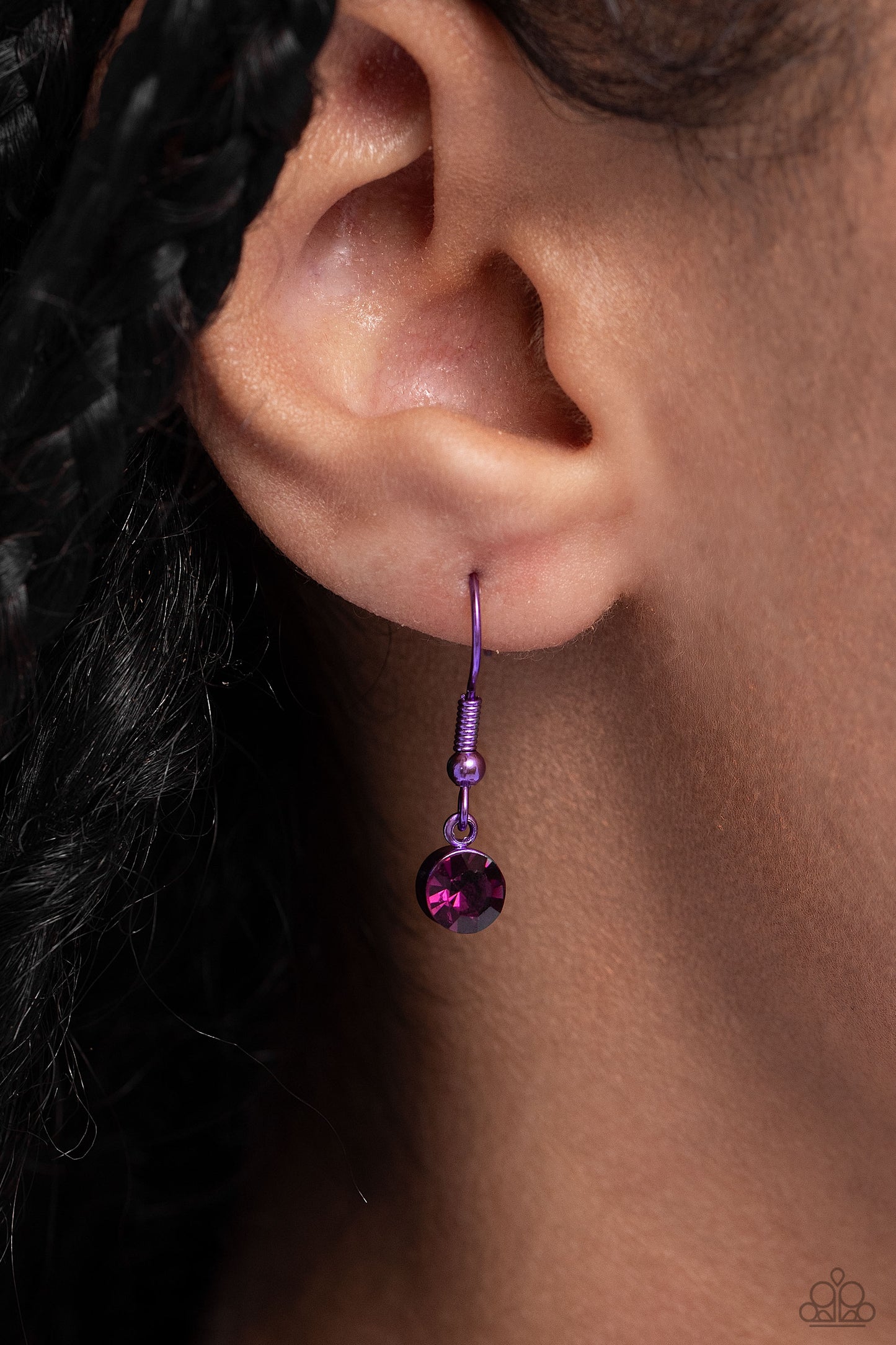 Eclectically Enamored Purple-Necklace
