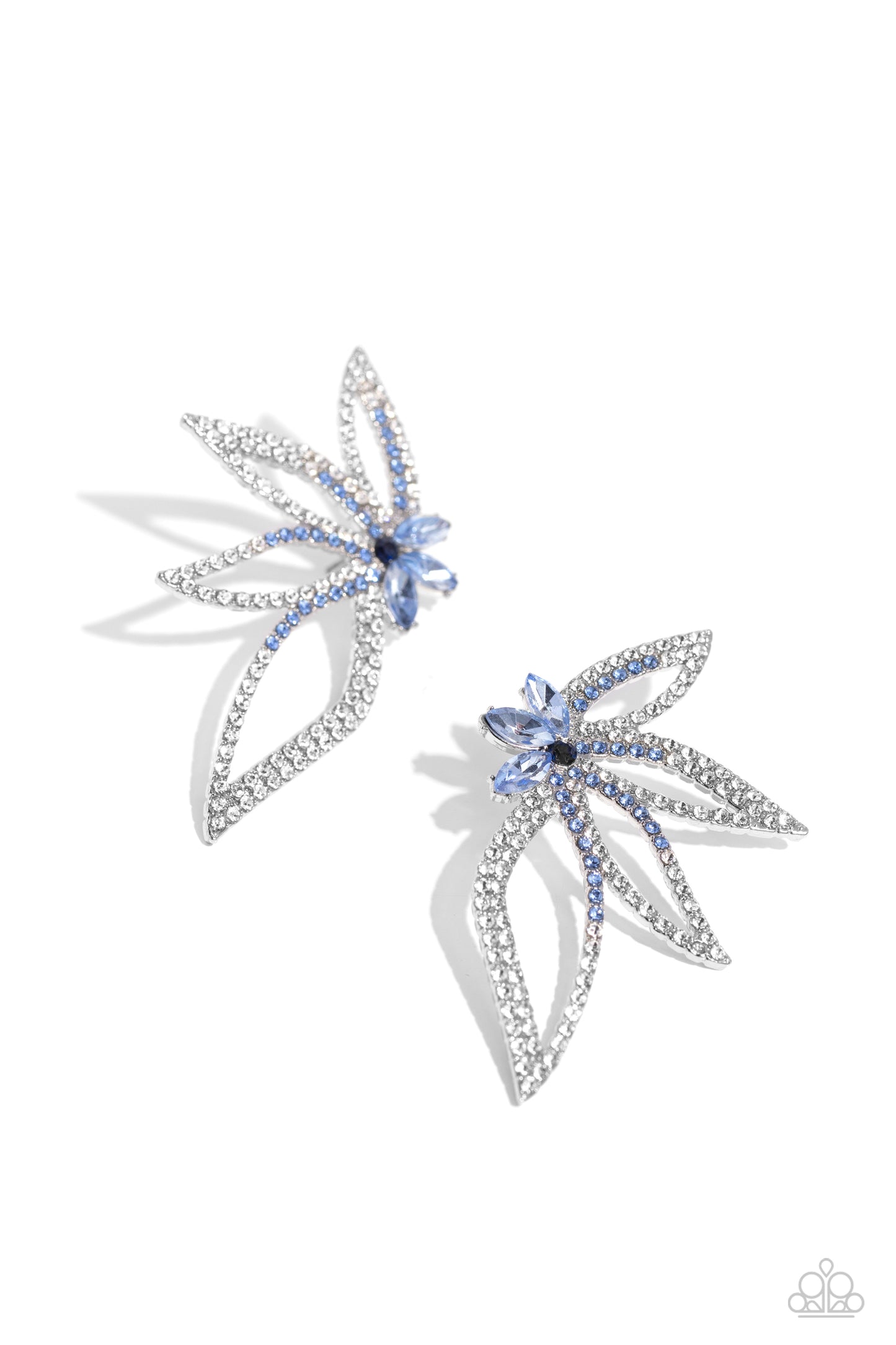 Twinkling Tulip Blue-Earrings