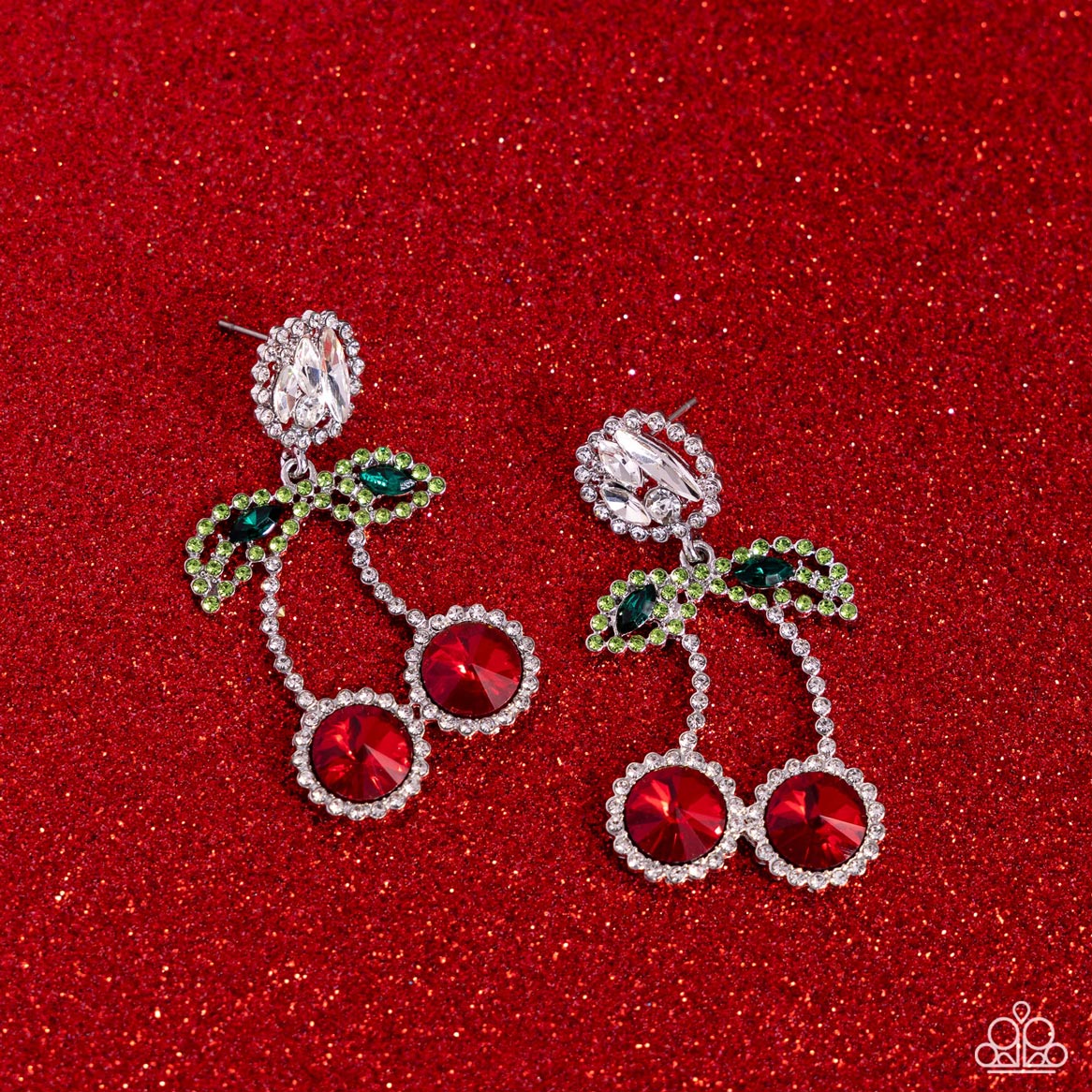 Cherry Picking Red-Earrings