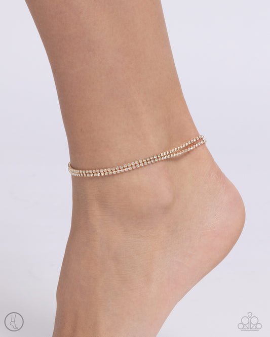 Dainty Declaration Gold-Anklet