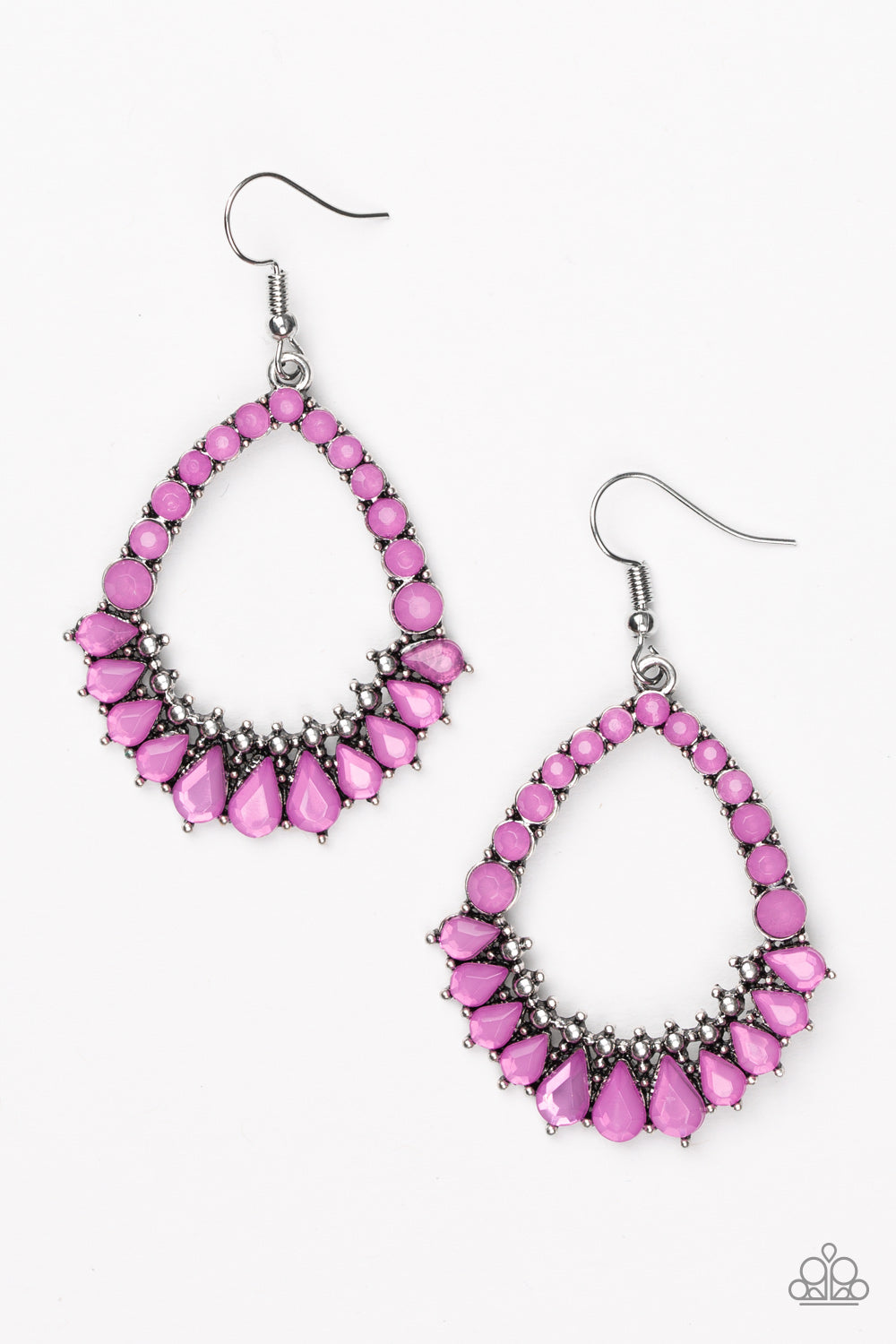 Crystal Waters Purple-Earrings