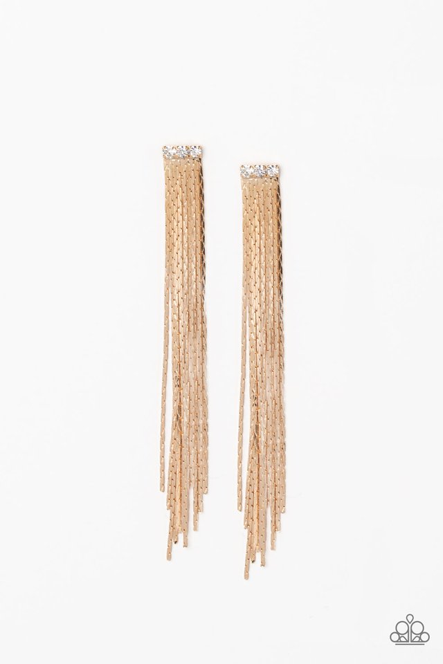 Night At The Oscars Gold-Earrings