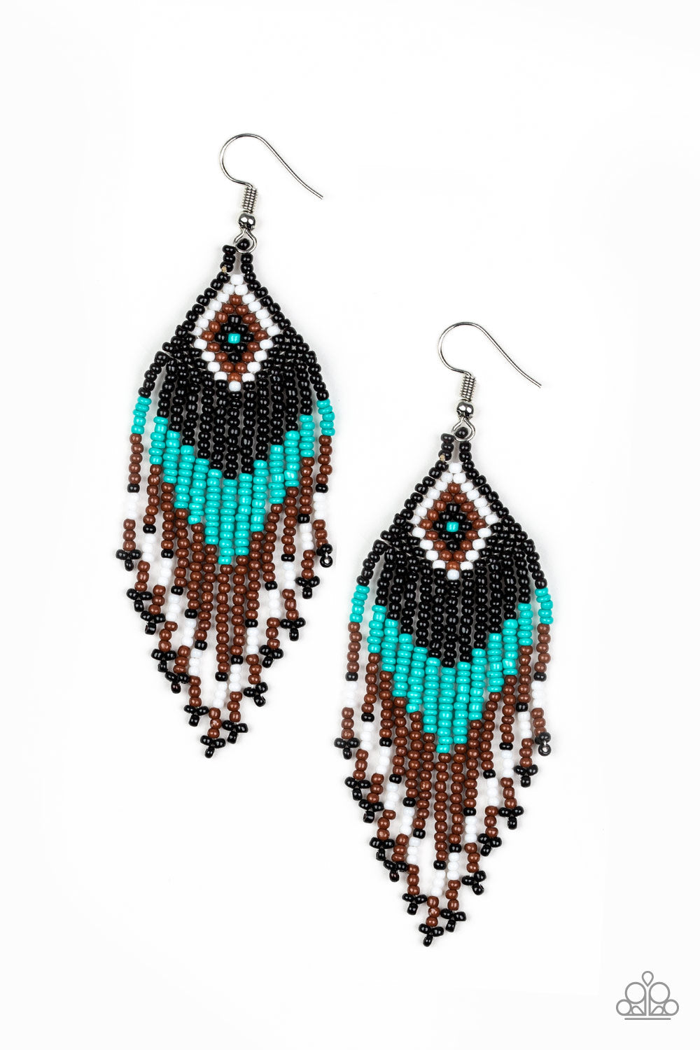 Wind Blown Wanderer Blue-Earrings