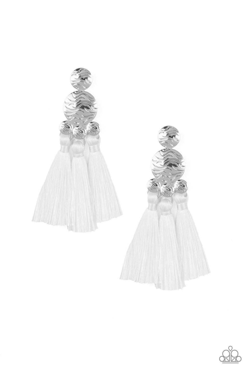 Taj Mahal Tourist White Post-Earrings