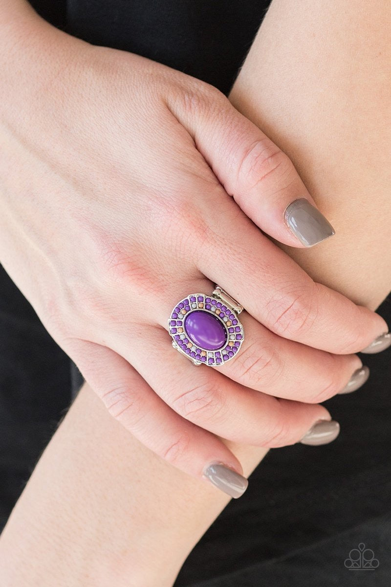 Colorfully Rustic Purple-Ring