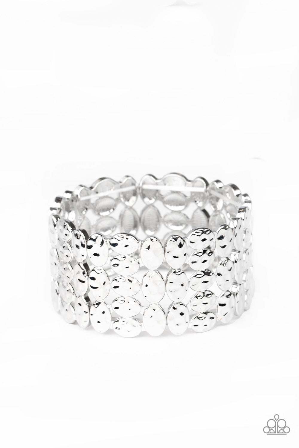 Tectonic Texture Silver-Bracelet