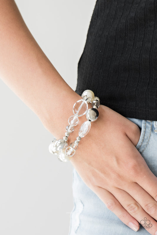 Downtown Dazzle White-Bracelet