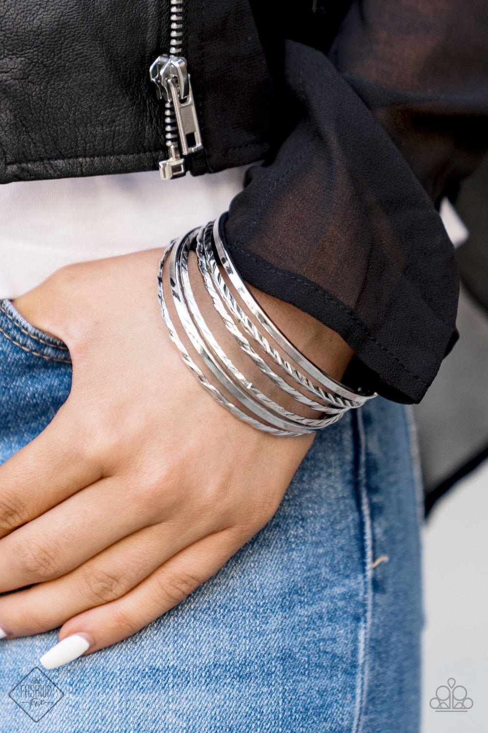 Rumble In The Concrete Jungle Silver-Bracelet