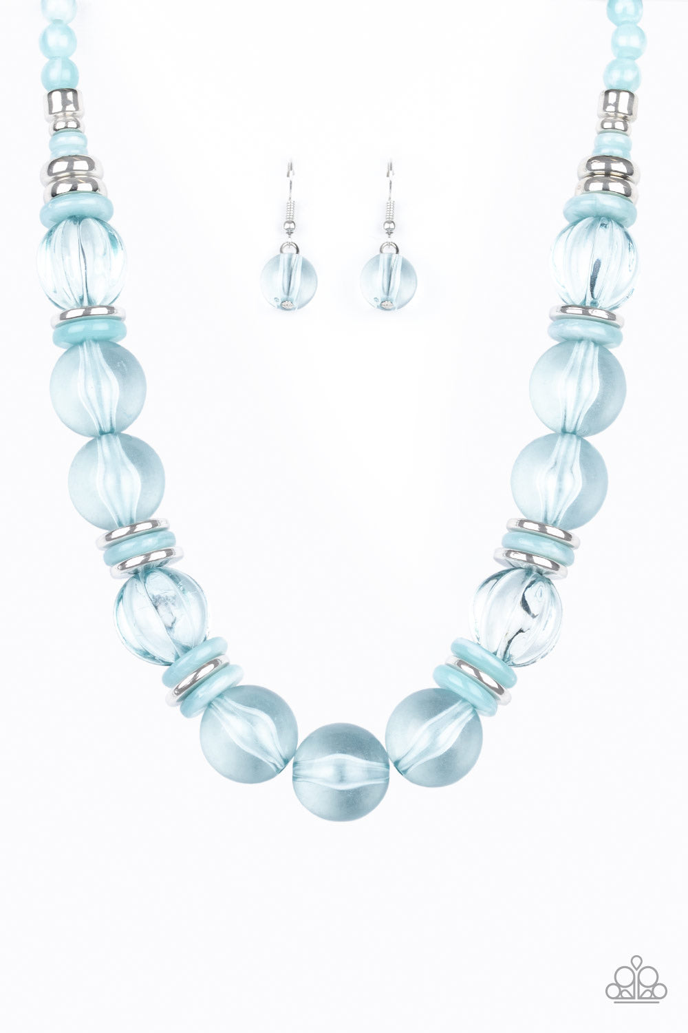 Bubbly Beauty Blue-Necklace