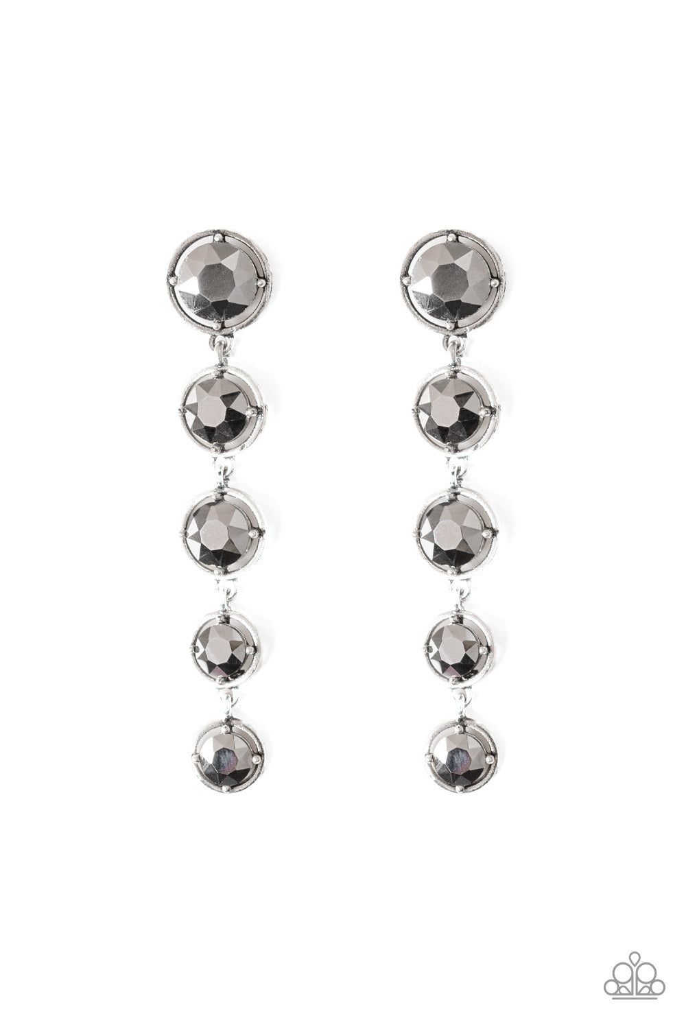 Drippin In Starlight Silver-Earrings