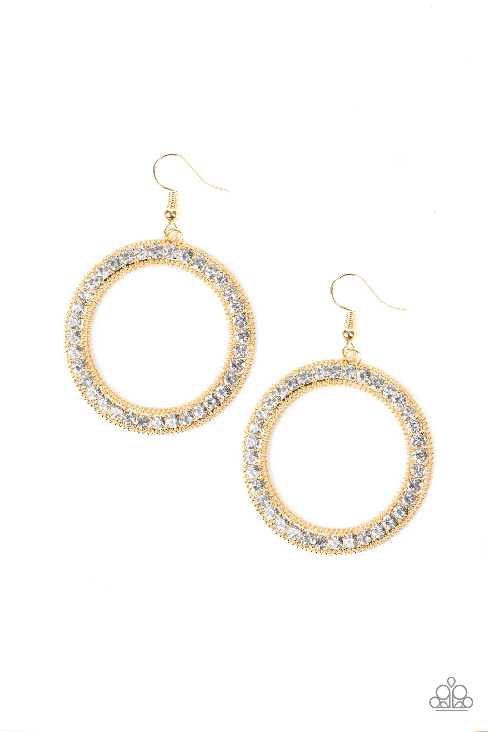 Haute Halo Gold-Earrings