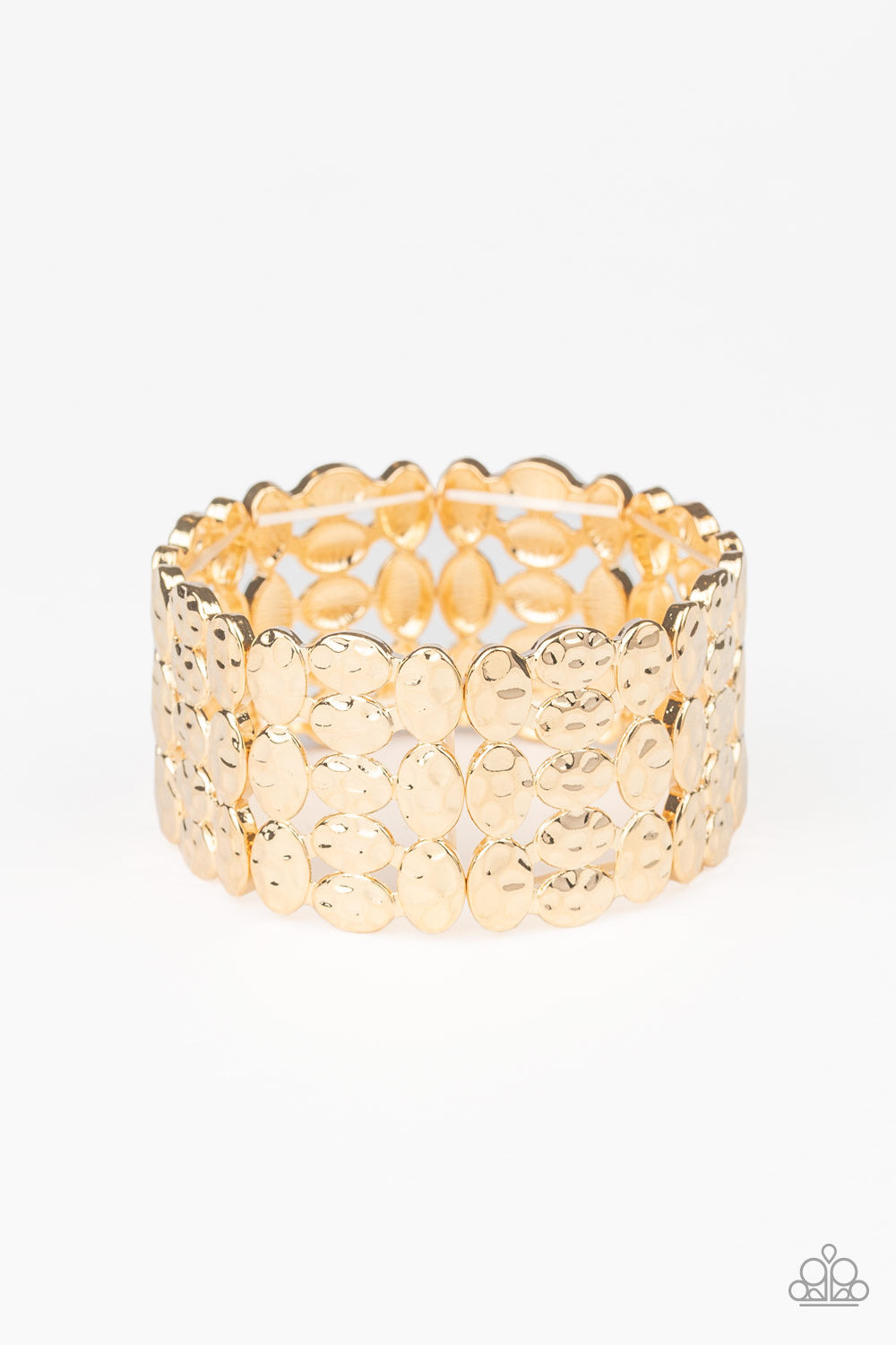 Tectonic Texture Gold-Bracelet