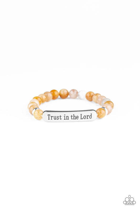 Trust Always Brown-Bracelet