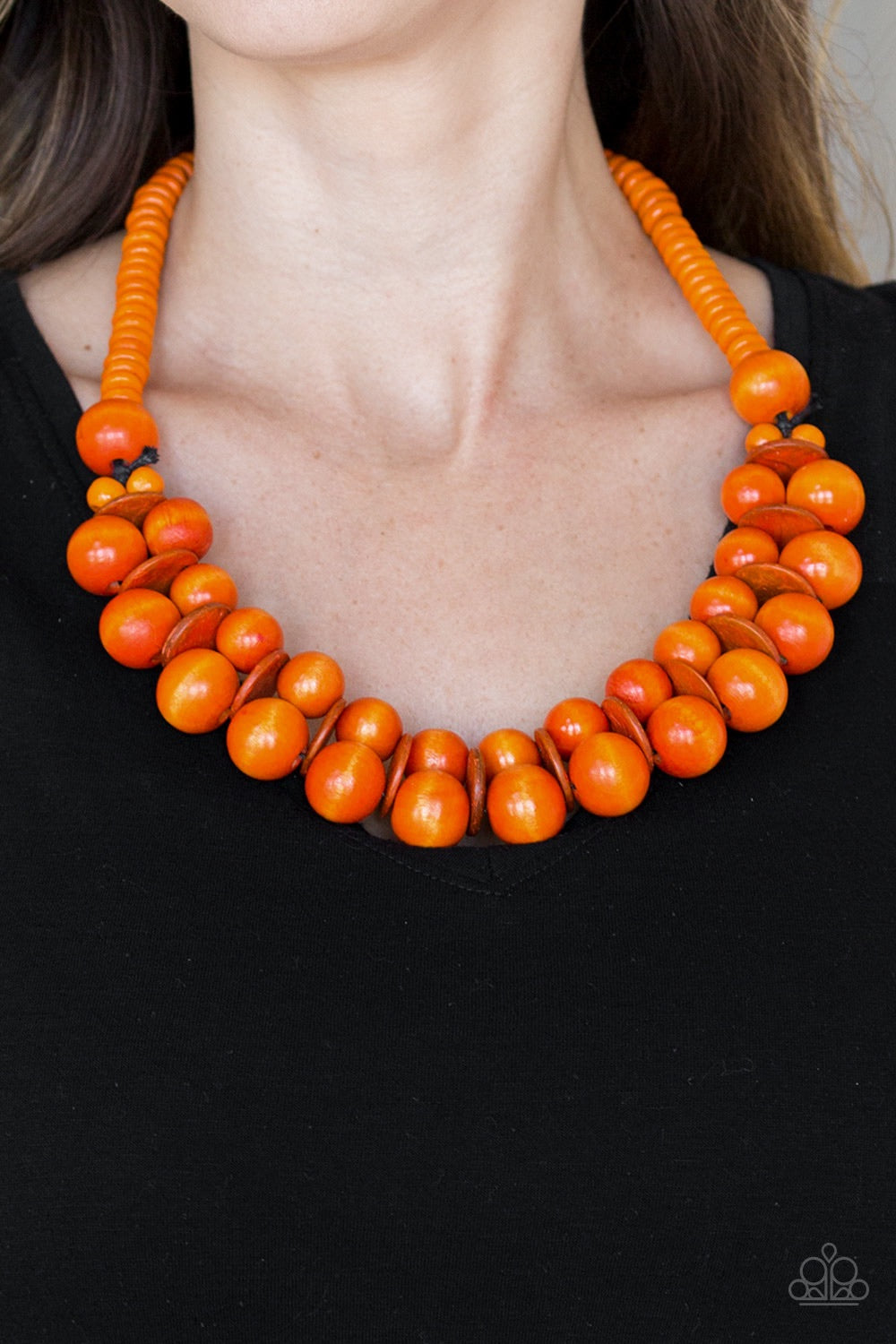 Caribbean Cover Girl Orange-Necklace