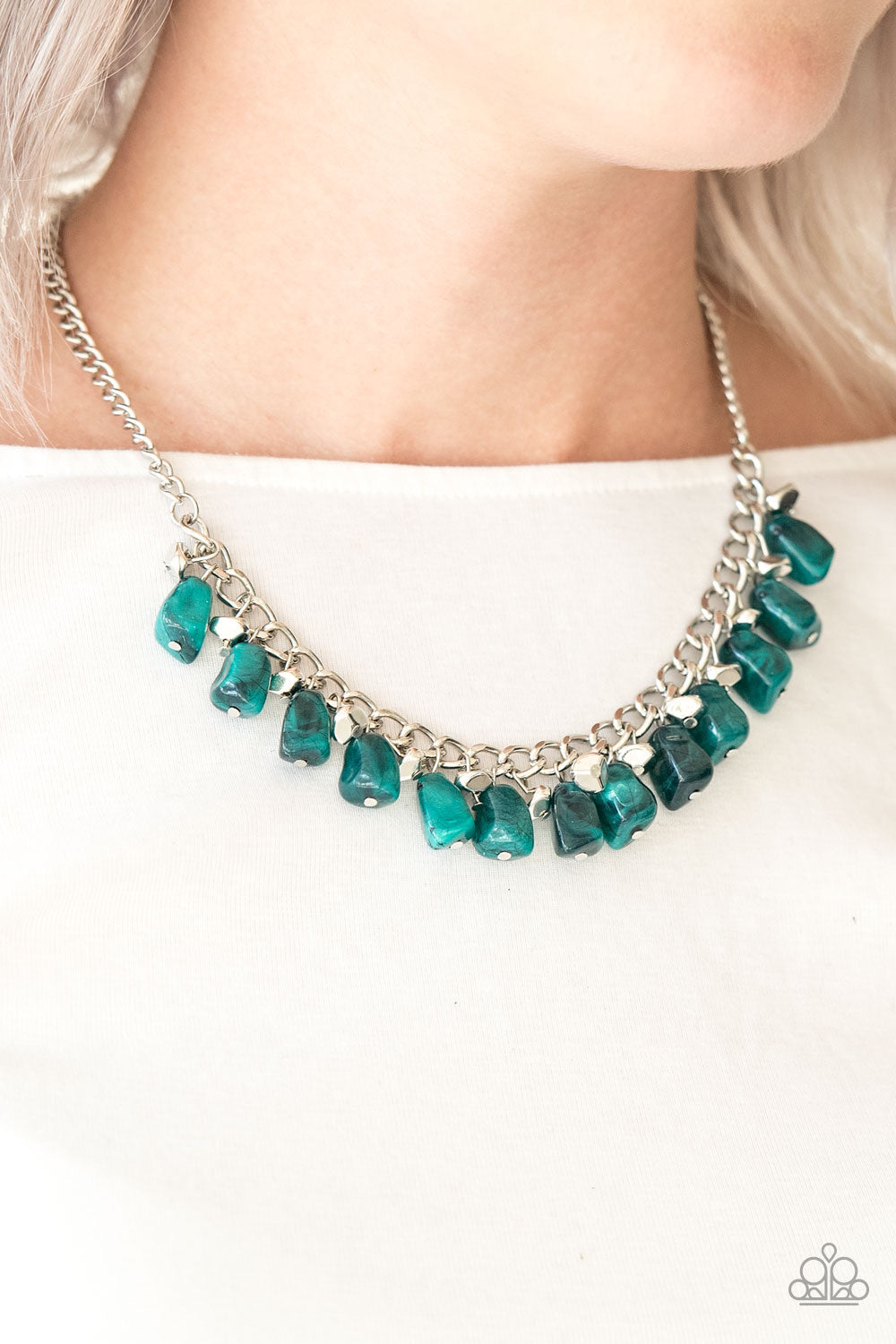 Rocky Shores Green-Necklace