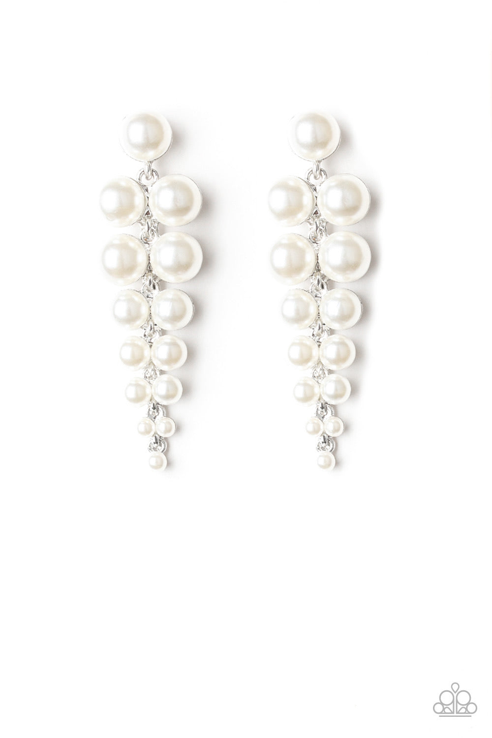 Totally Tribeca White-Earrings