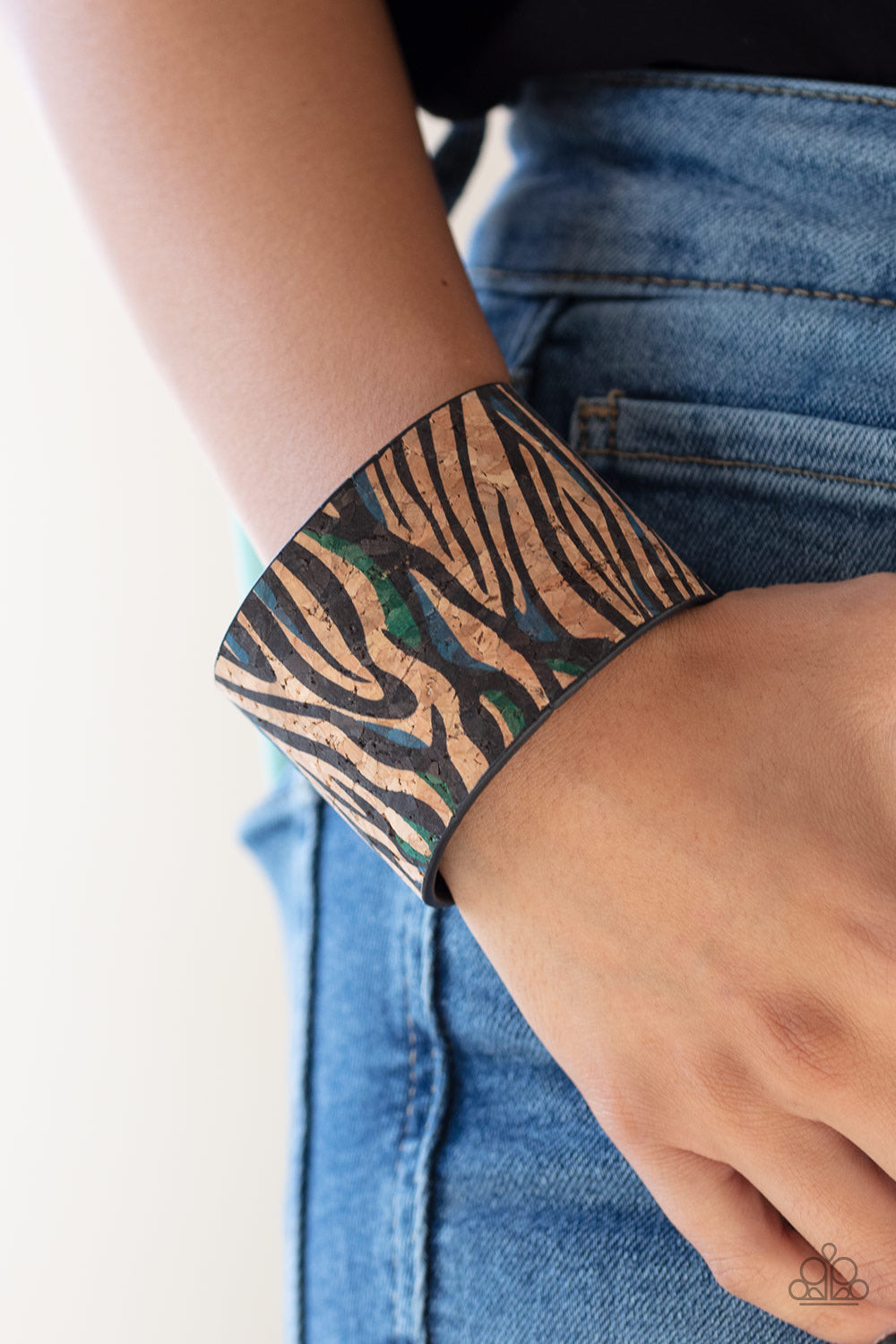 Show Your True Stripes Blue-Bracelet