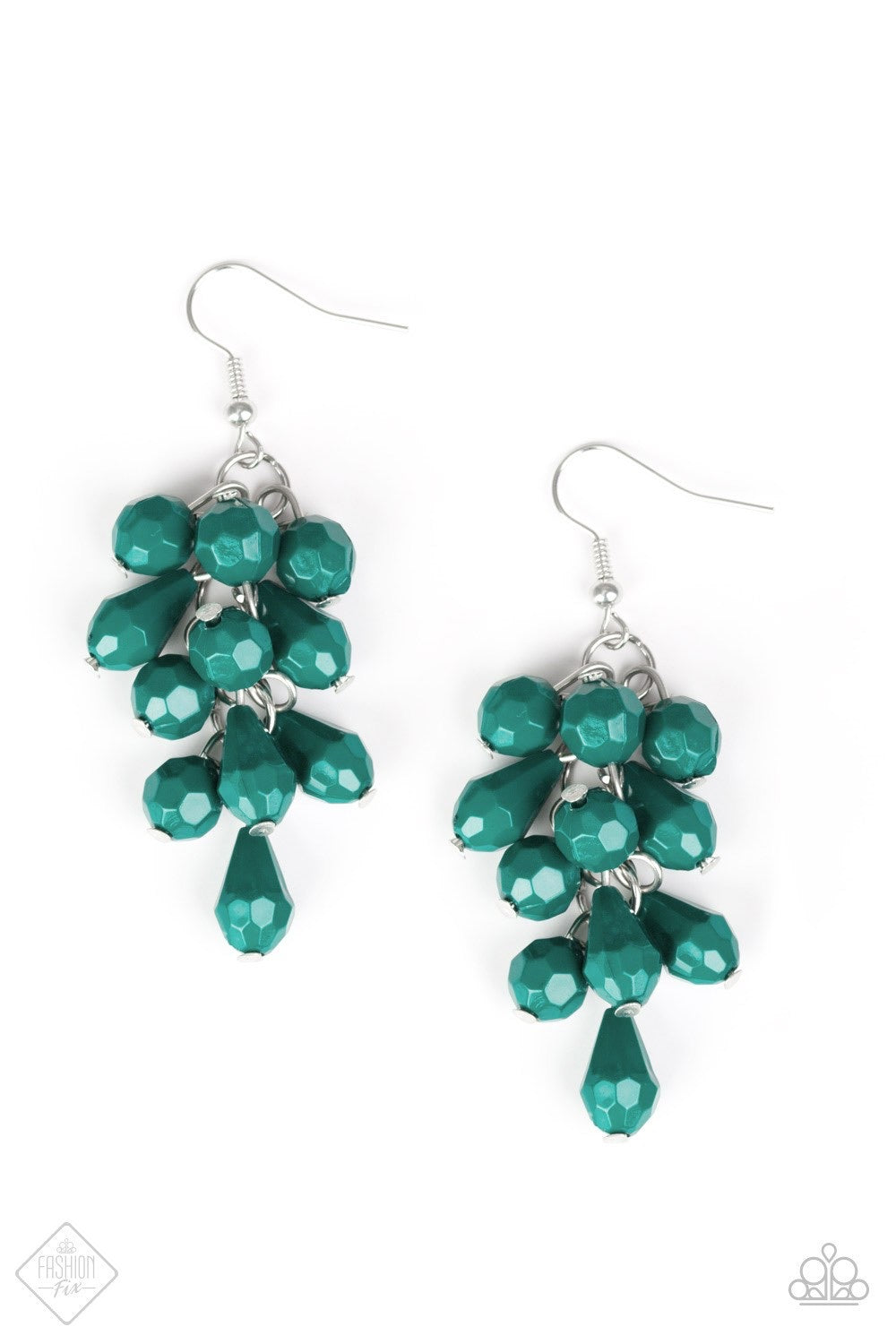 Fabulously Flamenco Green-Earrings