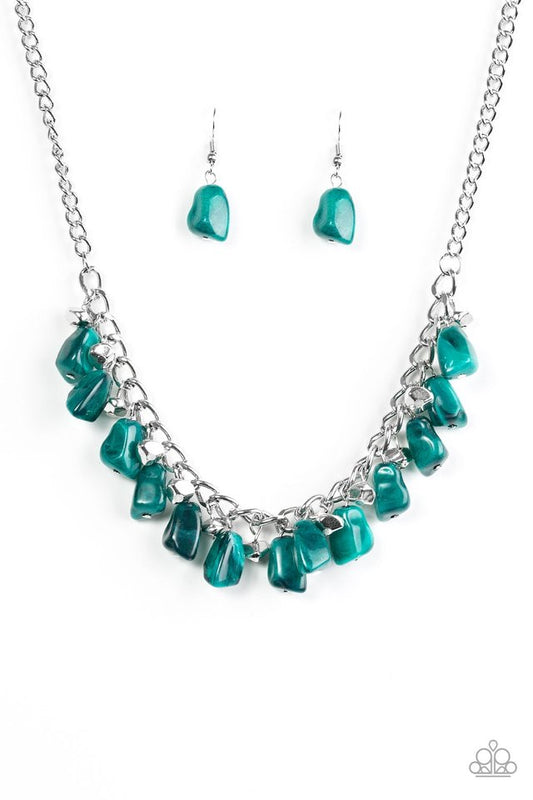 Rocky Shores Green-Necklace
