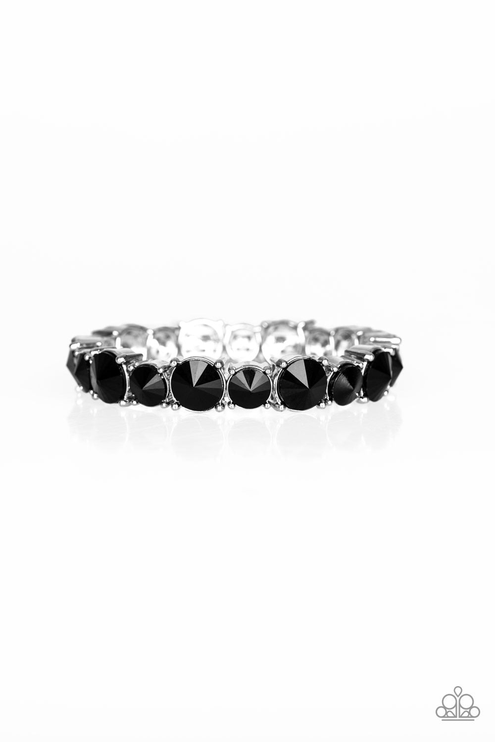 Born To Bedazzle Black-Bracelet