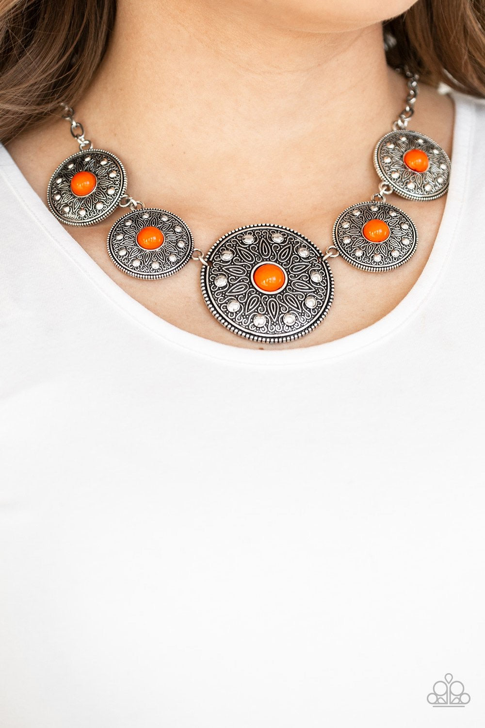 Hey, SOL Sister Orange-Necklace
