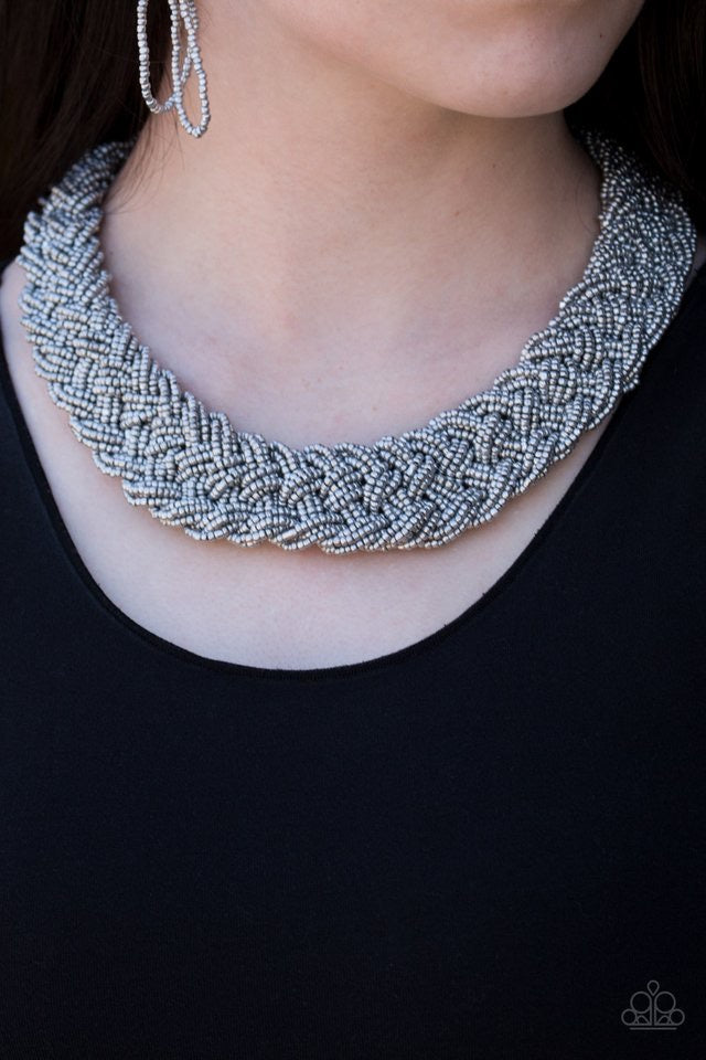 Mesmerizing Mesopotamia Silver-Necklace