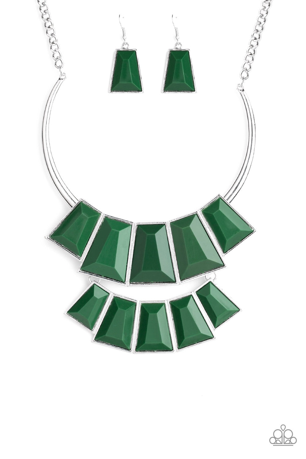 Lions, TIGRESS, and Bears Green-Necklace