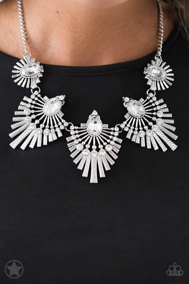 Miss YOU-niverse White Necklace