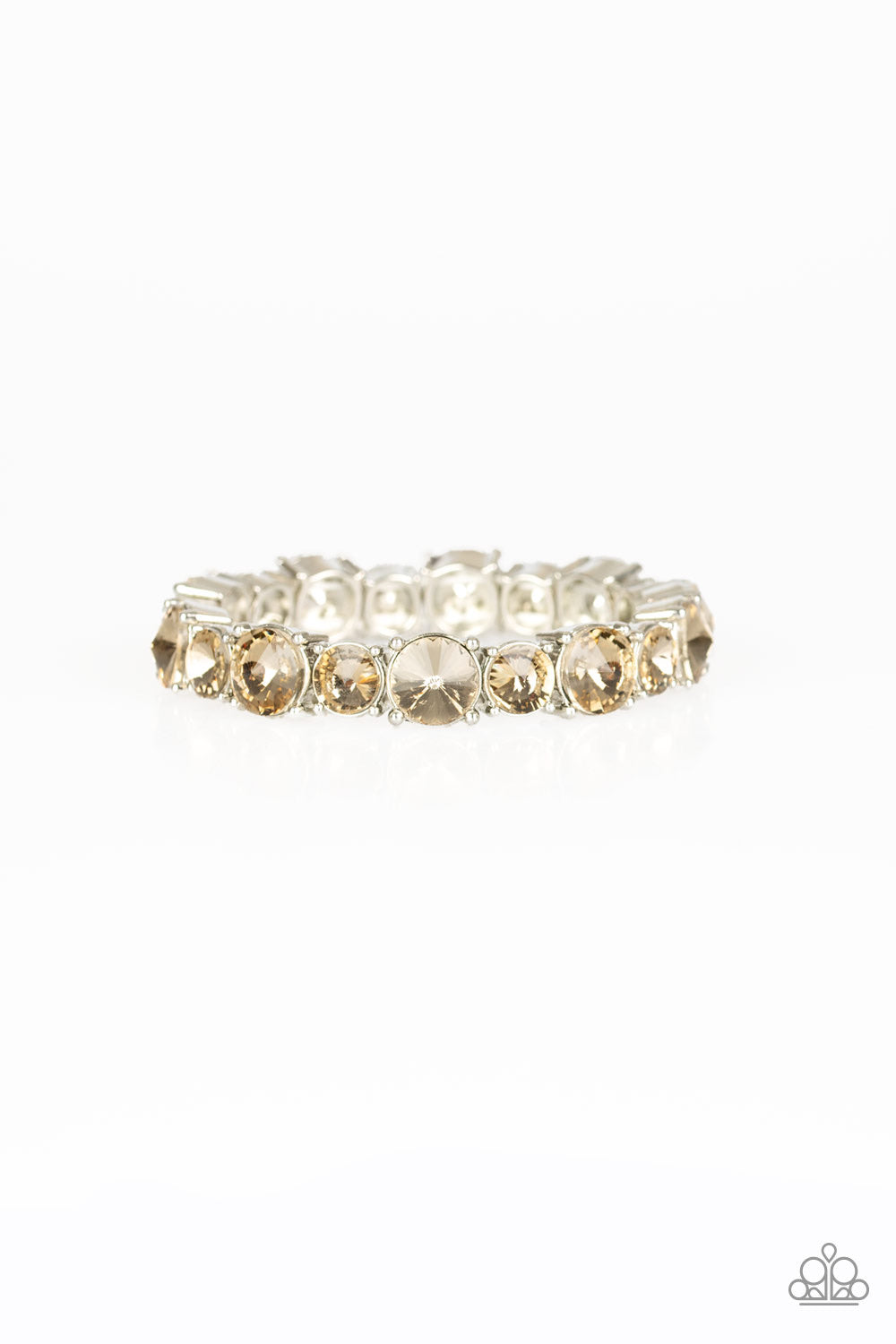 Born To Bedazzle Brown-Bracelet