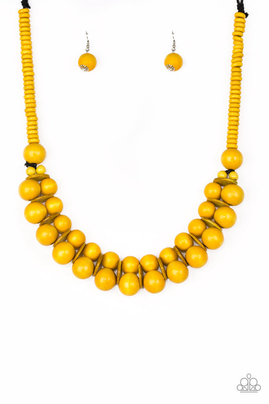 Caribbean Cover Girl Yellow-Necklace