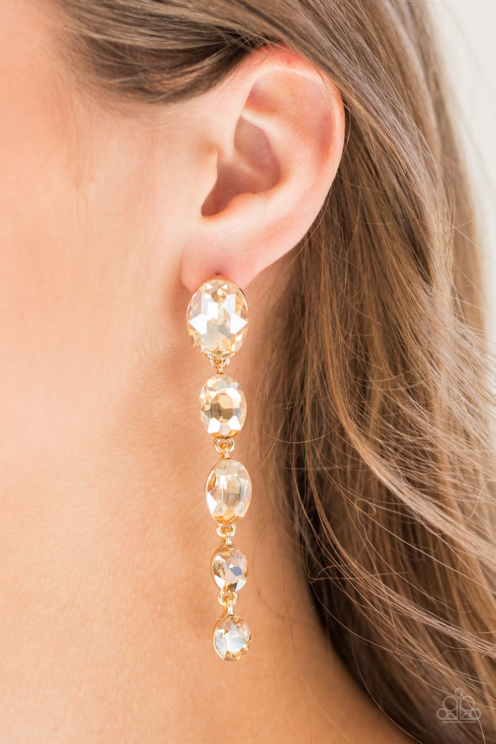 Red Carpet Radiance Gold-Earrings