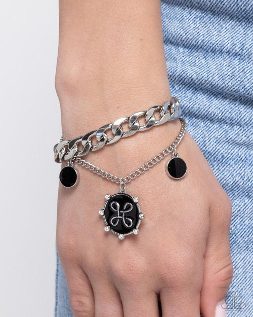 Preppy Present Black-Bracelet