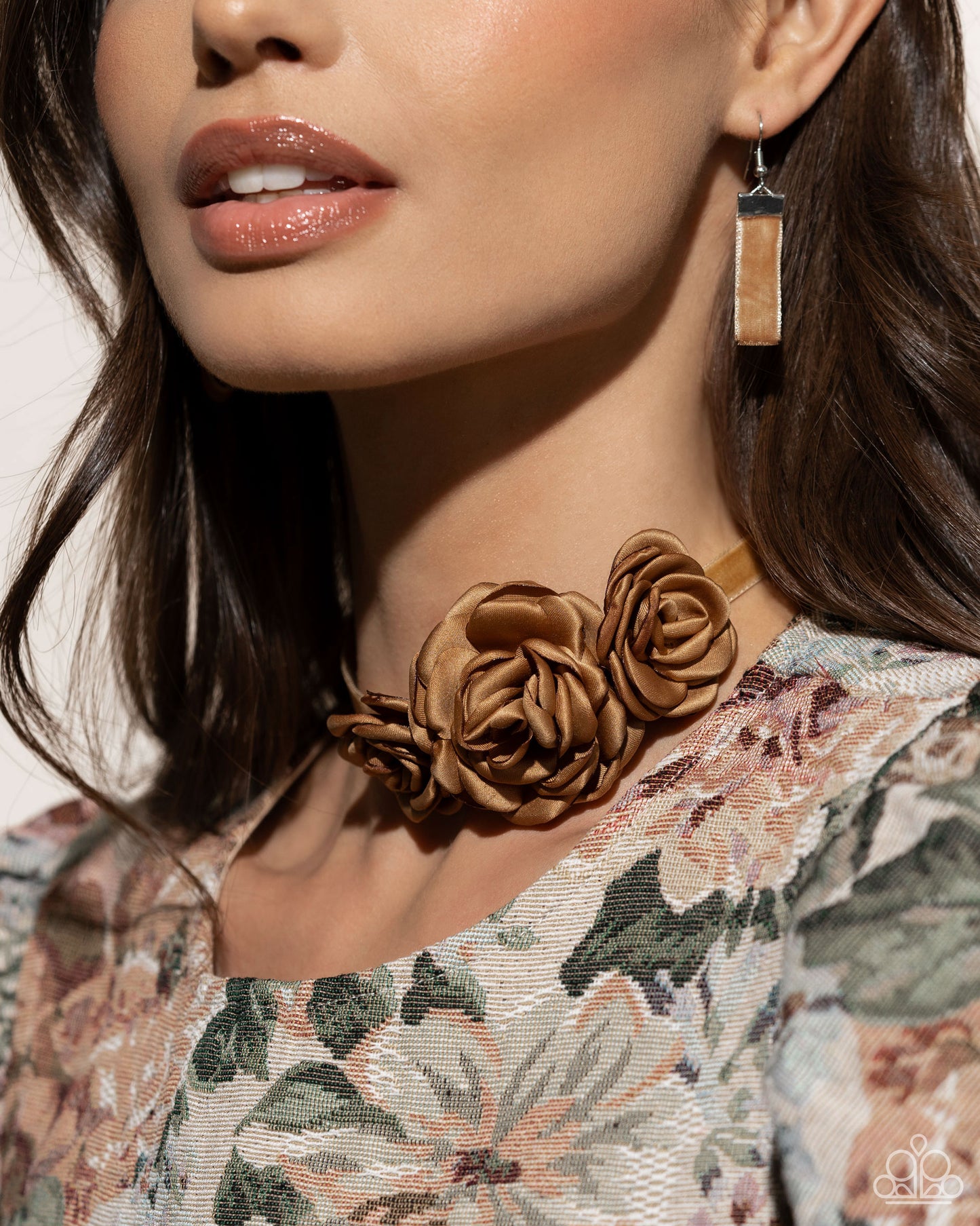 Home-Grown Homage Brown Choker-Necklace