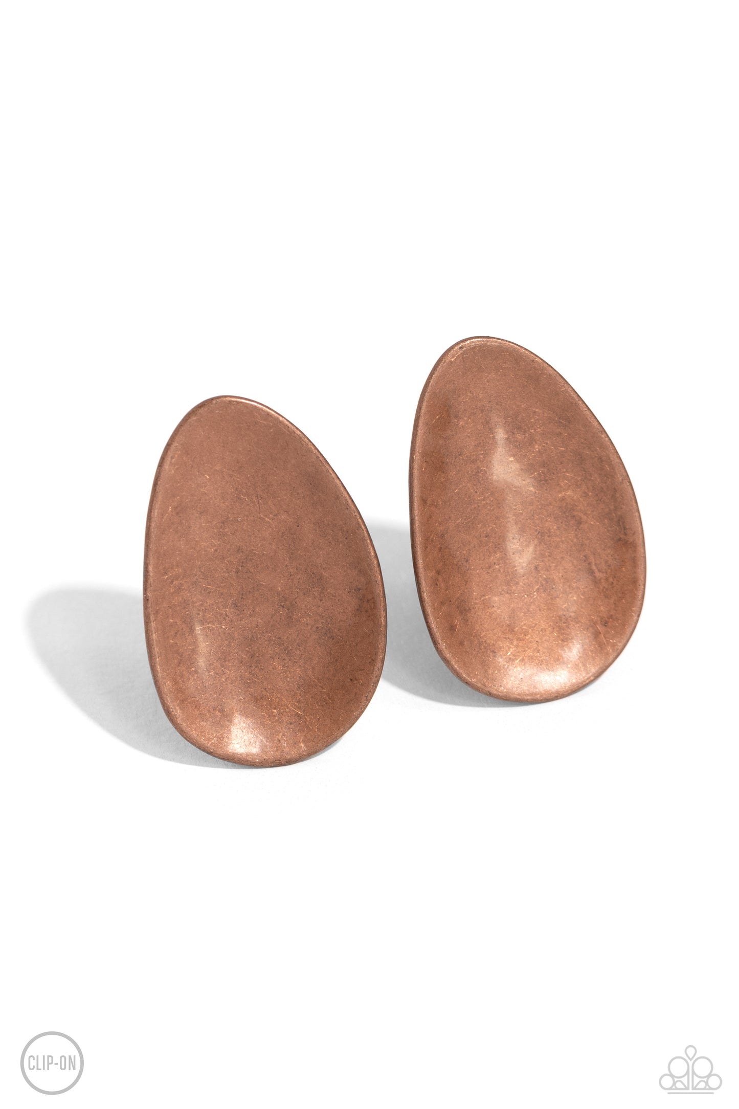 In PLAINS Sight Copper Clip-On Earrings