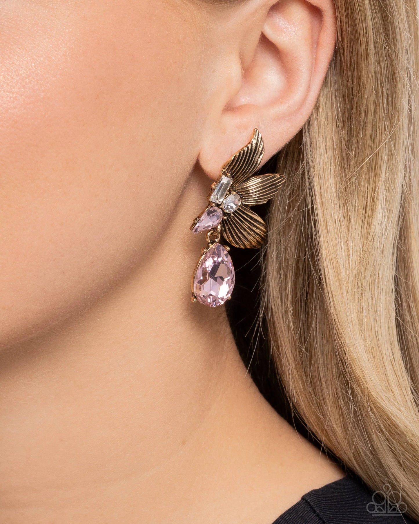 Showstopping Symphony Pink-Earrings