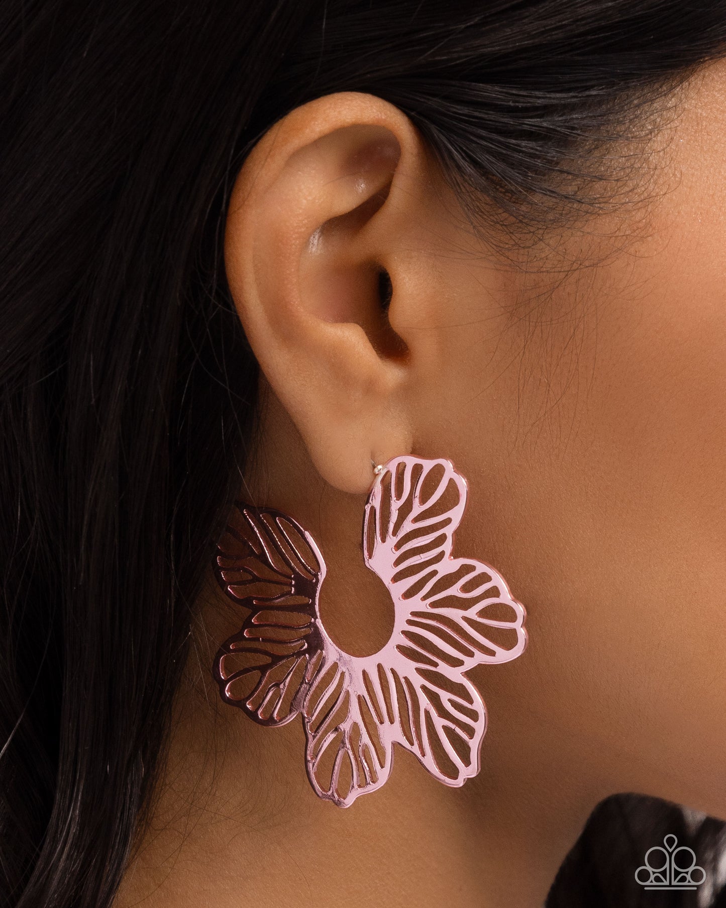 Floral Fame Pink-Earrings