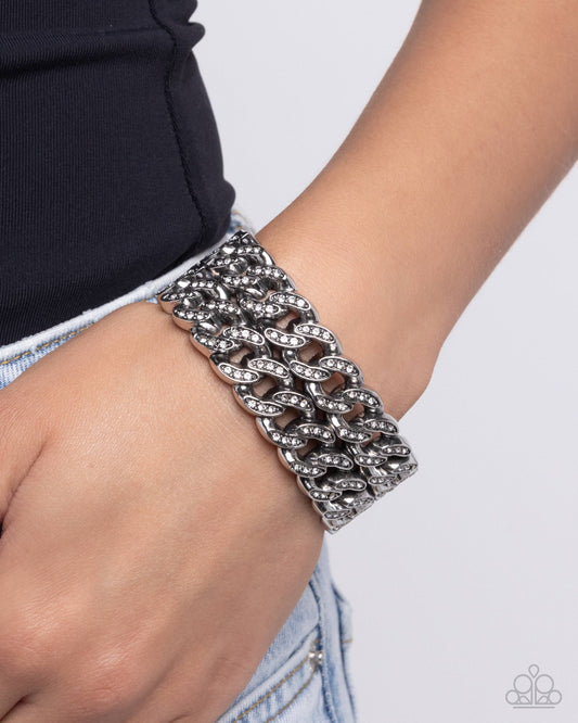 Braided Bandit White-Bracelet