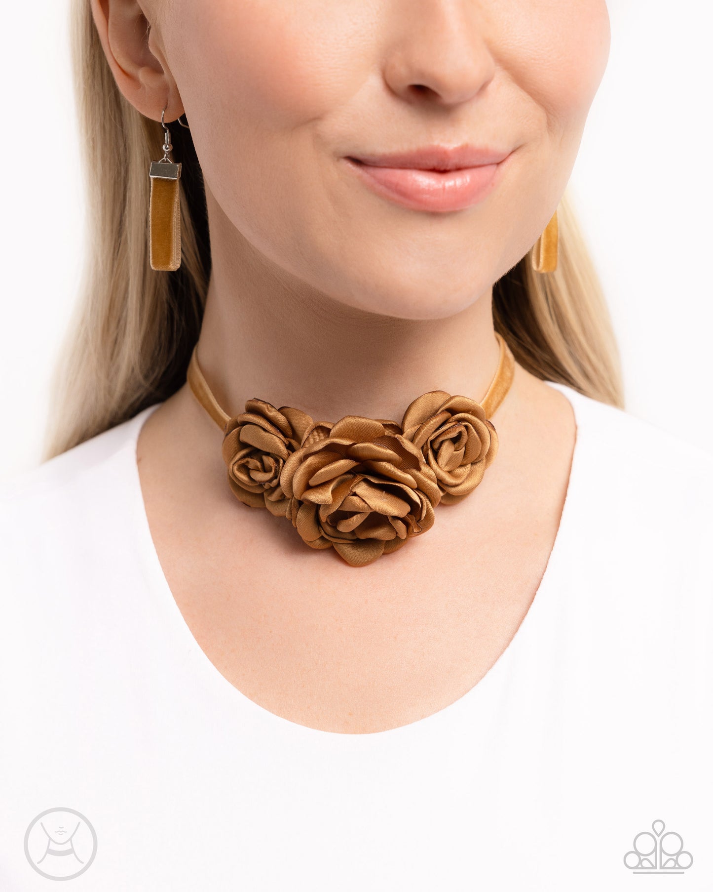 Home-Grown Homage Brown Choker-Necklace