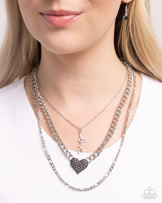 Luxurious Love Black-Necklace