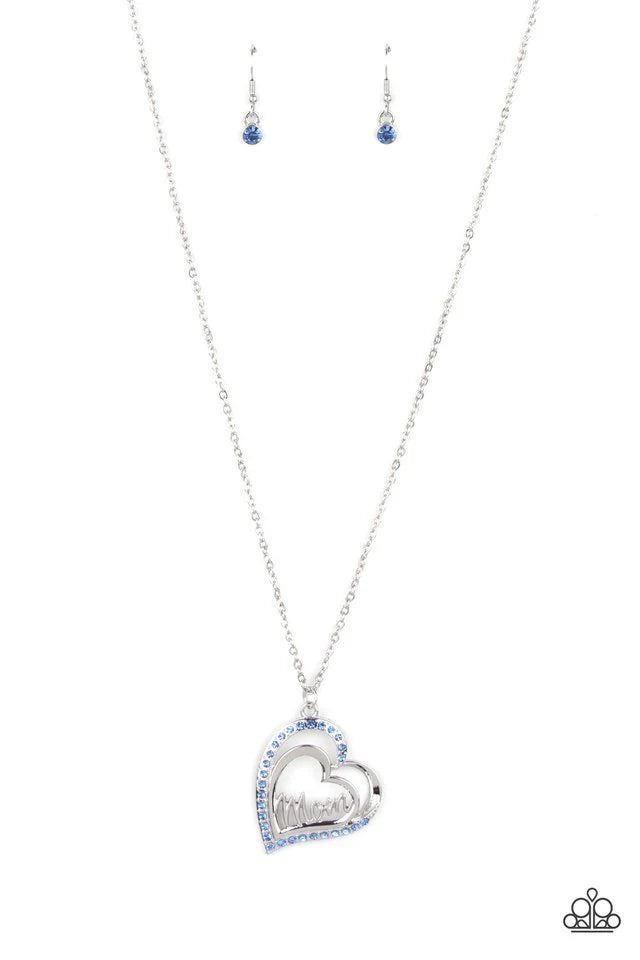 A Mother’s Heart Blue-Necklace