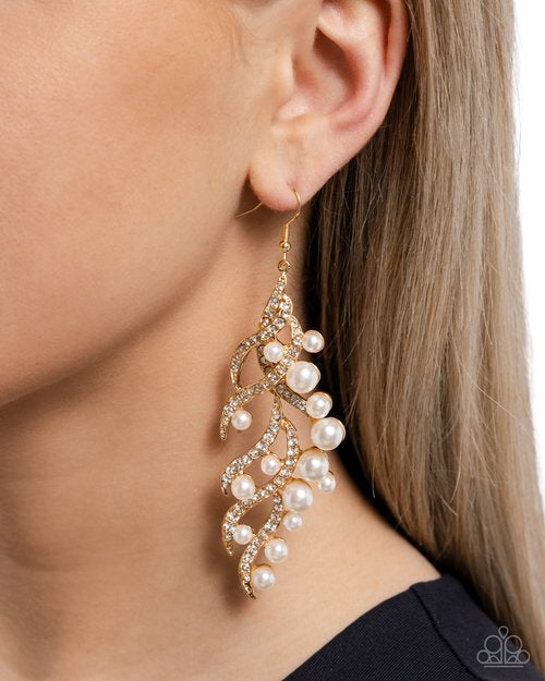 Flourishing Fancy Gold-Earrings