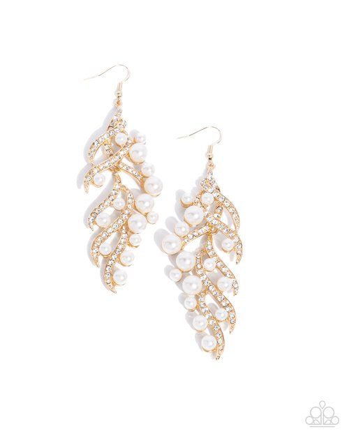 Flourishing Fancy Gold-Earrings