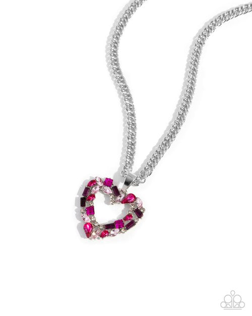 Romance is a Bonus Pink-Necklace