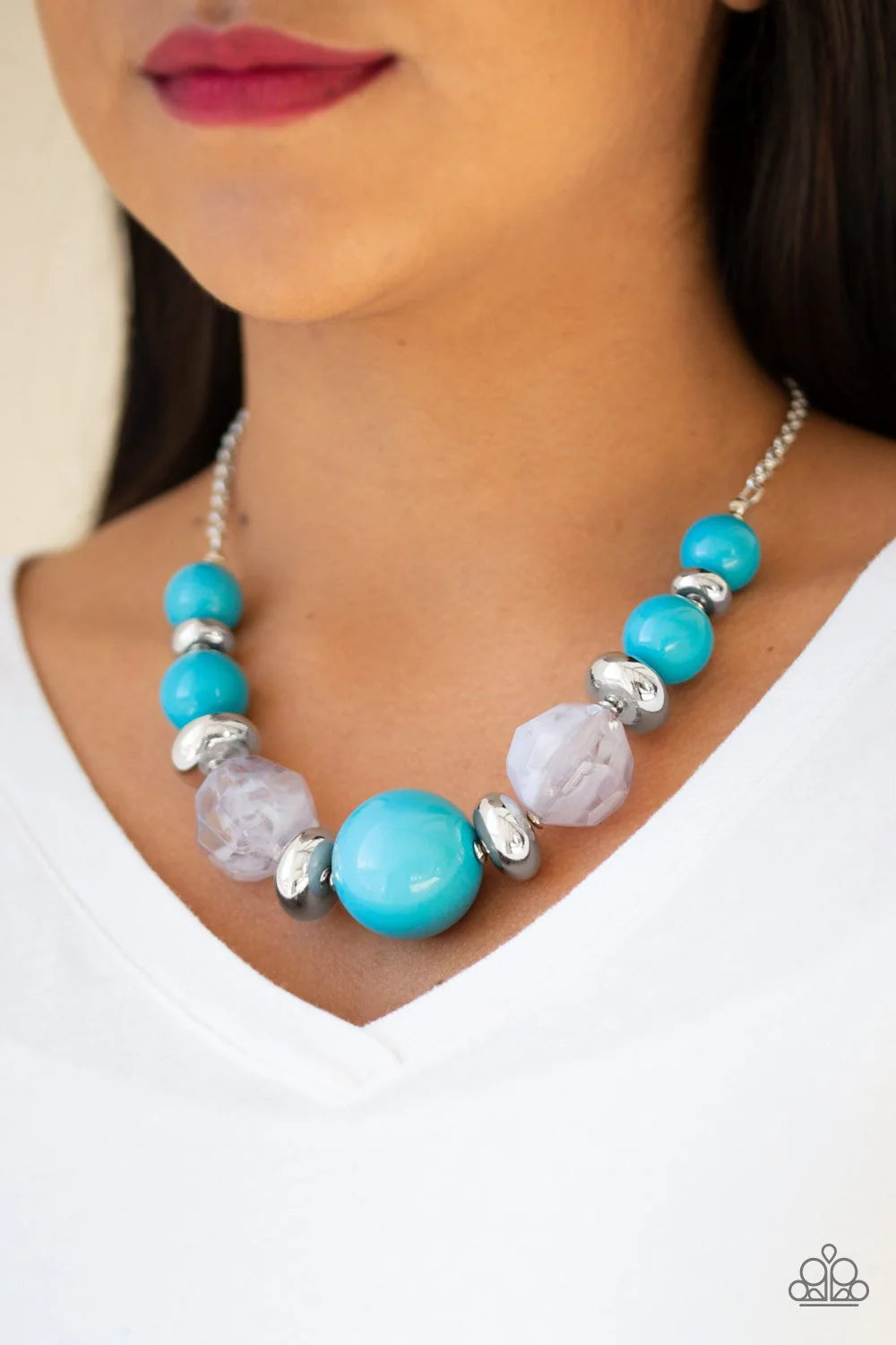 Daytime Drama Blue-Necklace