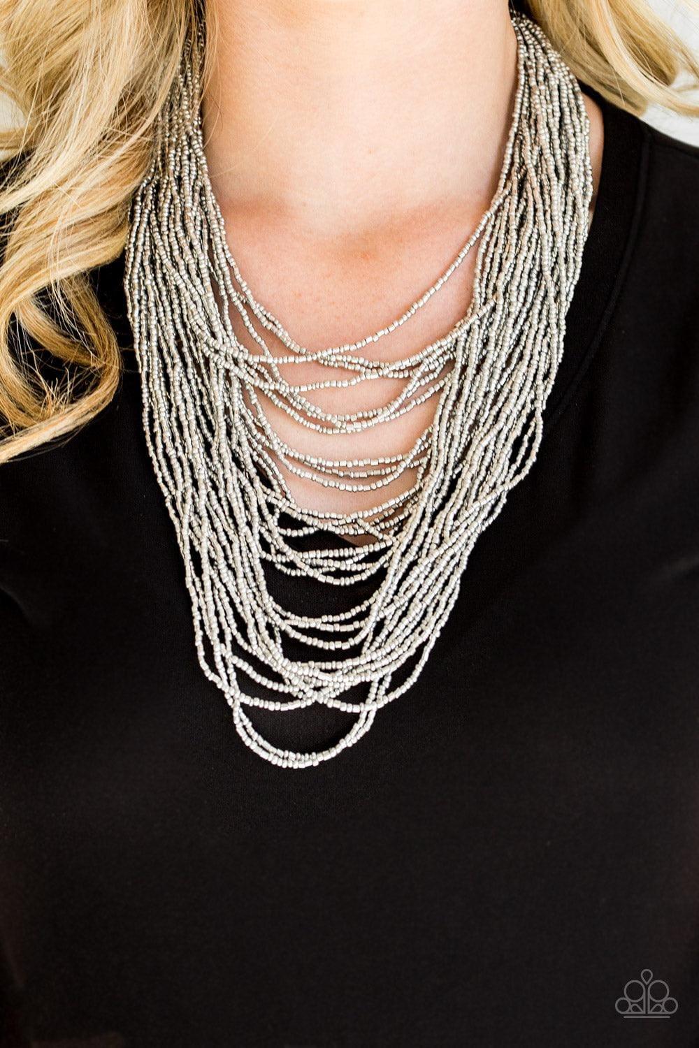 Dauntless Dazzle Silver-Necklace