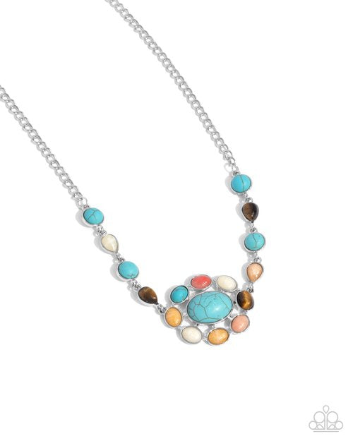 Enigmatic Ease Blue-Necklace