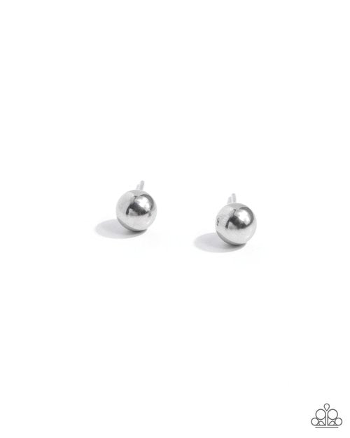 Stainless Statement Silver-Earrings